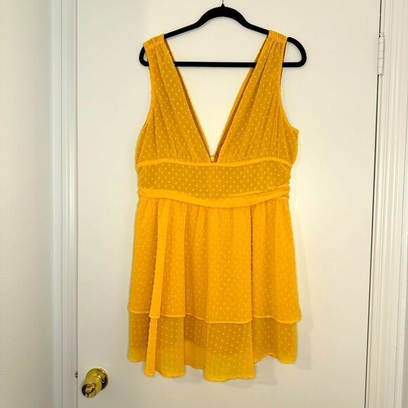 Majorelle | Revolve | Sunshine Yellow Dora Mini Dress - Picture 3 of 5